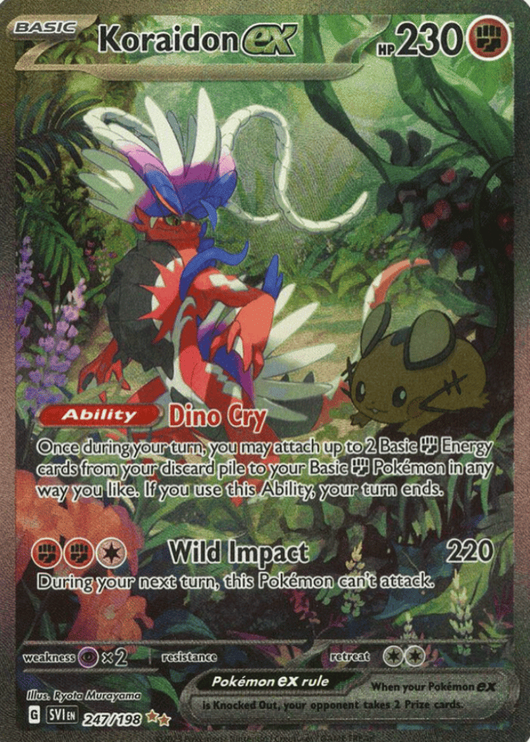 Koraidon ex Special Illustration Rare (Scarlet & Violet Base Set)