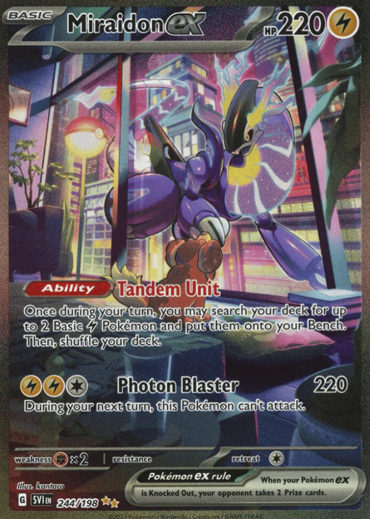 Miraidon ex Special Illustration Rare (Scarlet & Violet Base Set)