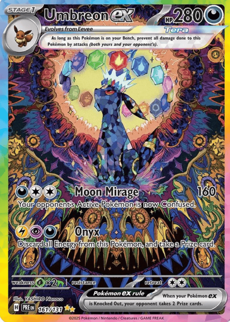 Umbreon ex Special Illustration Rare (Prismatic Evolutions 161131)