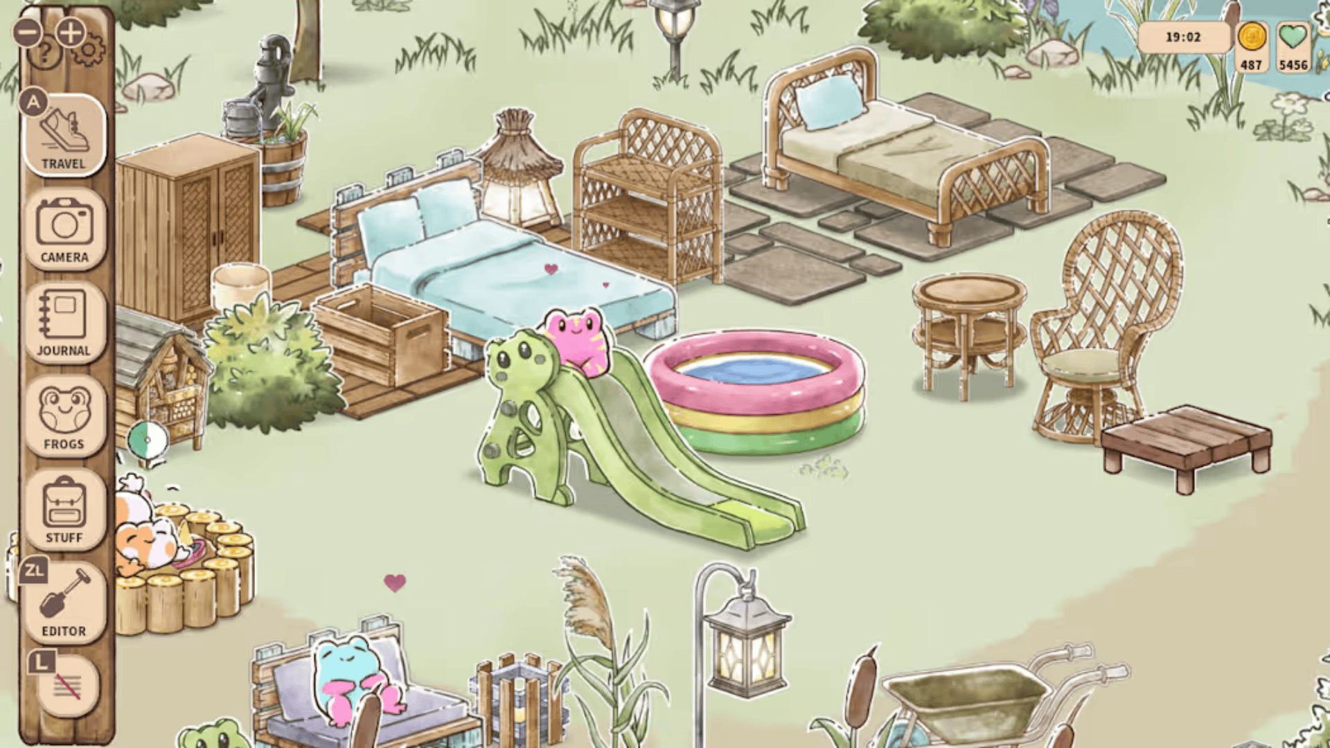 kamaeru a frog refuge